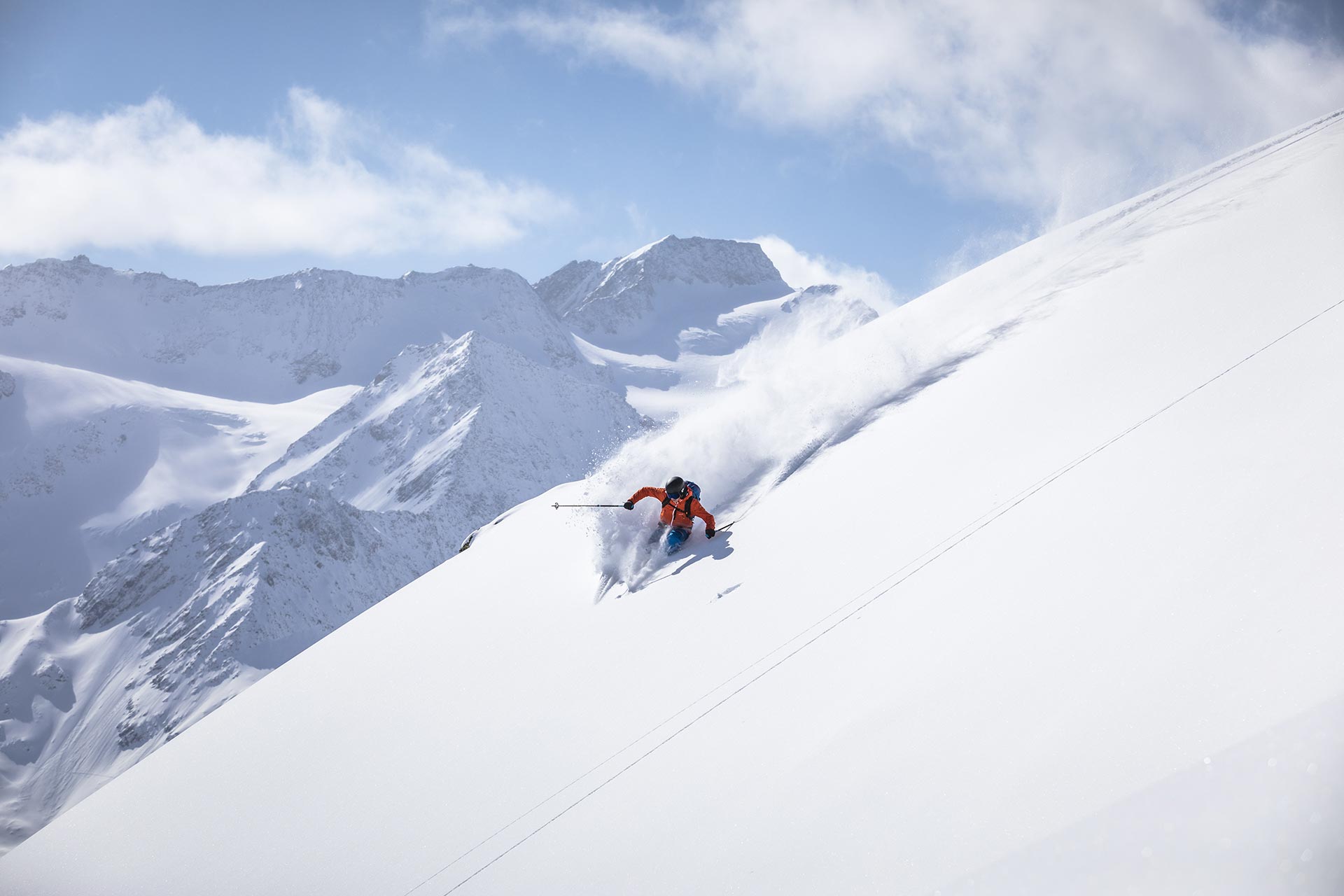 Freeriden Pitztaler Gletscher