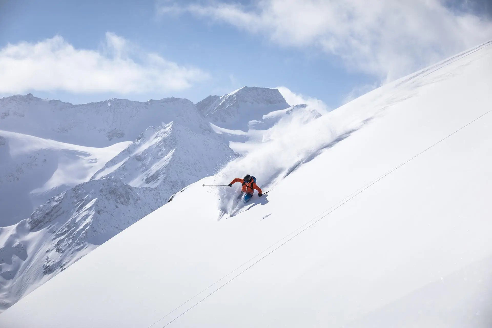 Freeriden Pitztaler Gletscher